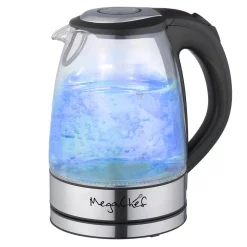 Electric Kettles MegaChef MegaChef 7 Cups 1.7 L Glass And Stainless Steel Electric Tea Kettle