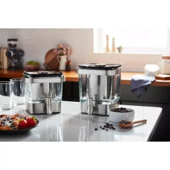 Coffee Makers KitchenAid 4.75 Cup Silver Cold Brew Coffee Maker -Costway Shop glass metal kitchenaid drip coffee makers kcm5912sx c3 1000