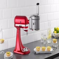 Food Processing KitchenAid KSM2FPA Gray Food Processor Attachment For KitchenAid Stand Mixer -Costway Shop gray kitchenaid food processors ksm2fpa 1f 1000