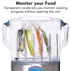 Cookers Tribest Sousvant 12 Qt. Sous Vide Stainless Steel Circulator Slow Cooker 6 Cookers Tribest Sousvant 12 Qt. Sous Vide Stainless Steel Circulator Slow Cooker -Costway Shop gray stainless steel tribest slow cookers sv 101 b 44 1000