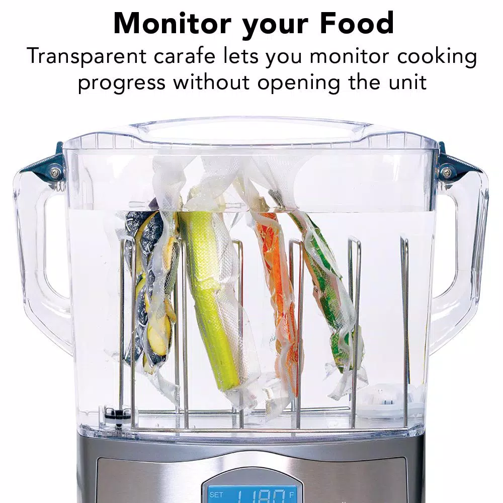 Tribest Sousvant 12 Qt. Sous Vide Stainless Steel Circulator Slow Cooker Cookers Tribest Sousvant 12 Qt. Sous Vide Stainless Steel Circulator Slow Cooker -Costway Shop gray stainless steel tribest slow cookers sv 101 b 44 1000