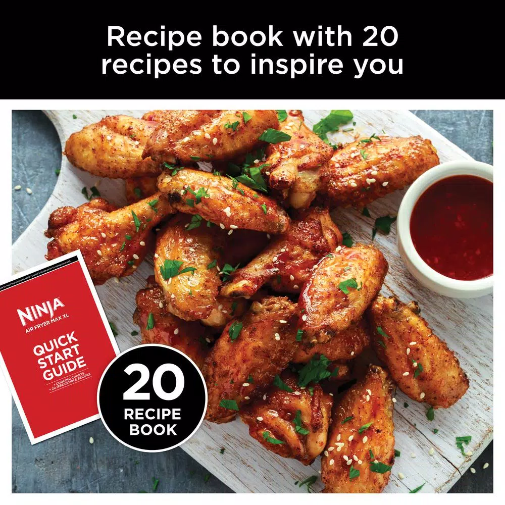 NINJA 5.5 Qt. Grey XL Ninja Air Fryer Max Air Fryers NINJA 5.5 Qt. Grey XL Ninja Air Fryer Max -Costway Shop grey ninja air fryers af161 44 1000