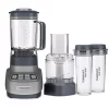 Food Processing Cuisinart Velocity Ultra Trio 3-Cup 3-Speed Gunmetal Gray Food Processor -Costway Shop gun metal gray cuisinart food processors bfp 650gm 64 1000