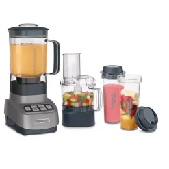 Food Processing Cuisinart Velocity Ultra Trio 3-Cup 3-Speed Gunmetal Gray Food Processor -Costway Shop gun metal gray cuisinart food processors bfp 650gm c3 1000