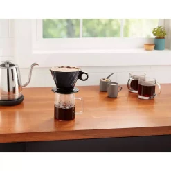 Coffee Makers KitchenAid 4-Cup Pour Over Cone 5 Coffee Makers KitchenAid 4-Cup Pour Over Cone -Costway Shop kitchenaid coffee accessories kcm0460ob 1f 1000