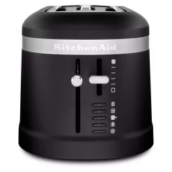 Toasters KitchenAid 4-Slice Matte Black Long Slot Toaster With High-Lift Lever