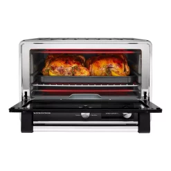 Toasters KitchenAid Matte Black Digital Countertop Oven -Costway Shop matte black kitchenaid toaster ovens kco211bm 4f 1000