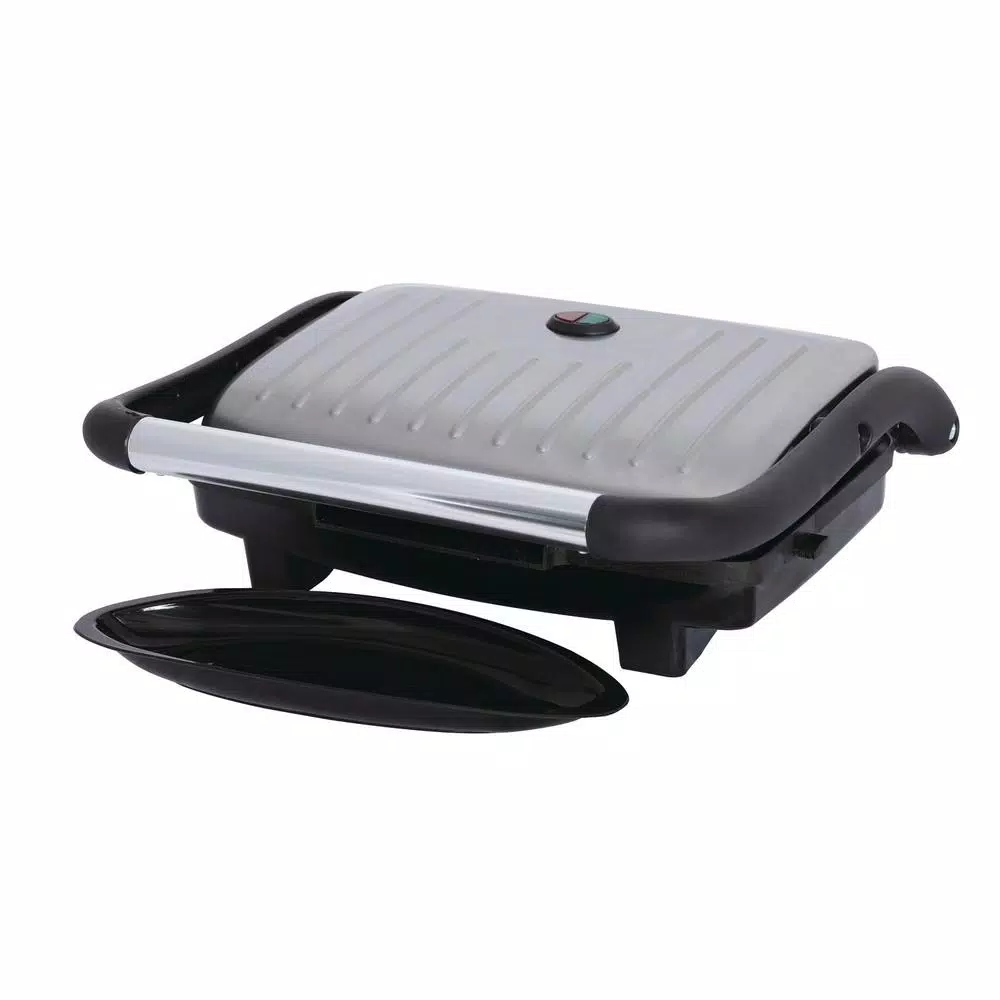 Electric Skillets & Indoor Grills Brentwood Appliances 1,000-Watt Metallic Panini Press 7 Electric Skillets & Indoor Grills Brentwood Appliances 1,000-Watt Metallic Panini Press - Image 5