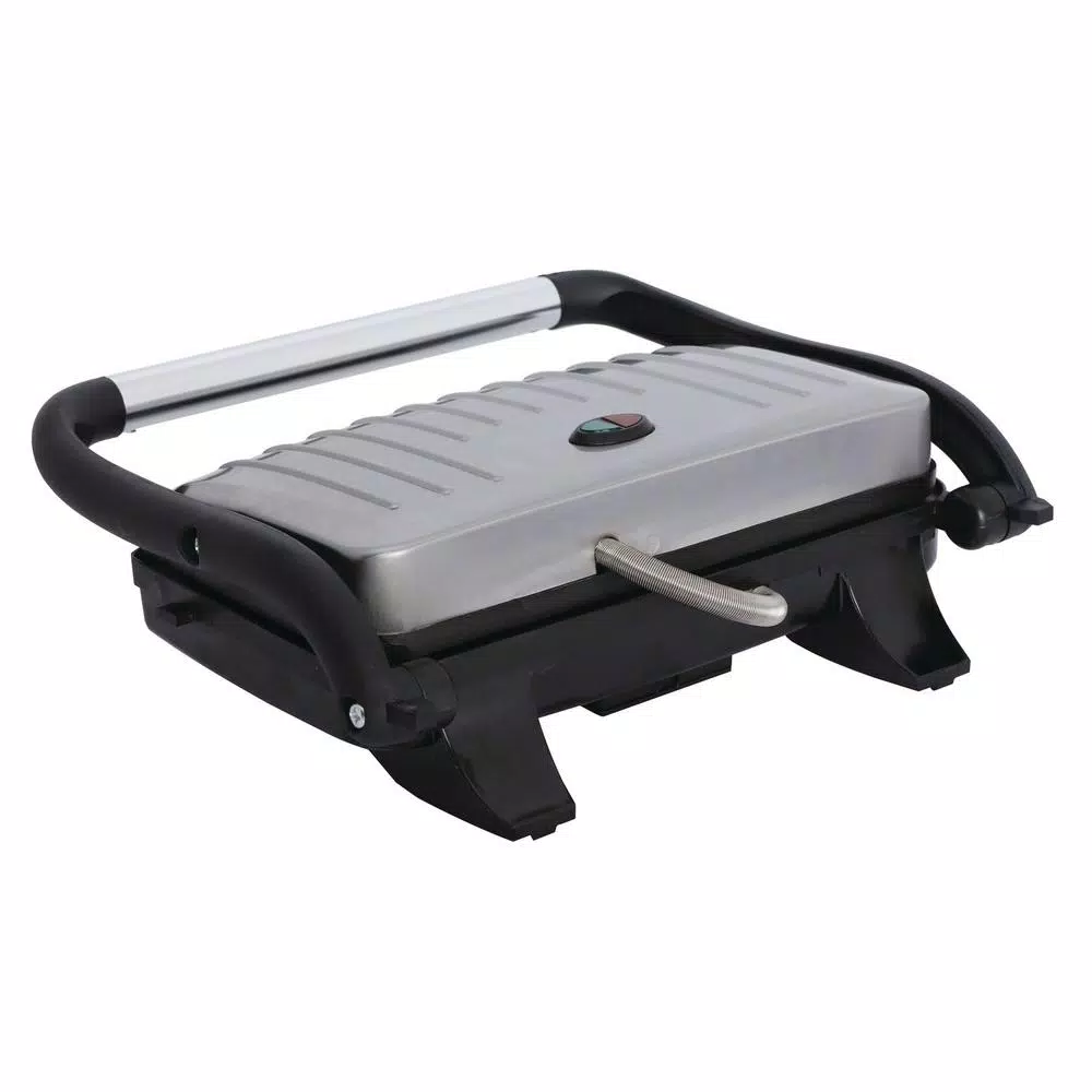 Electric Skillets & Indoor Grills Brentwood Appliances 1,000-Watt Metallic Panini Press 8 Electric Skillets & Indoor Grills Brentwood Appliances 1,000-Watt Metallic Panini Press - Image 6
