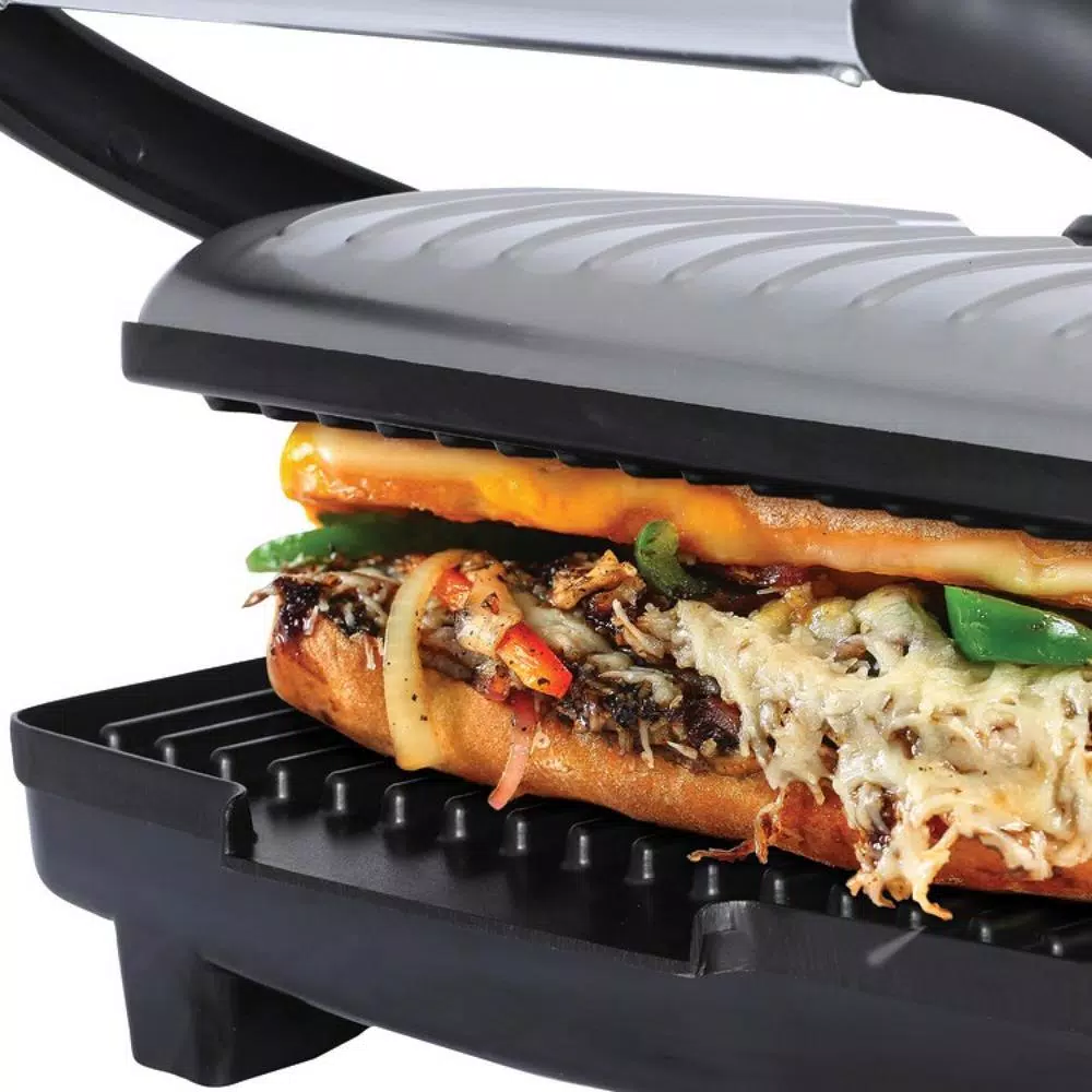 Electric Skillets & Indoor Grills Brentwood Appliances 1,000-Watt Metallic Panini Press 9 Electric Skillets & Indoor Grills Brentwood Appliances 1,000-Watt Metallic Panini Press - Image 7