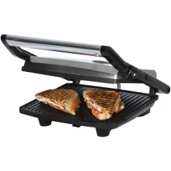 Electric Skillets & Indoor Grills Brentwood Appliances 1,000-Watt Metallic Panini Press -Costway Shop metallic brentwood appliances panini presses ts 651 31 1000