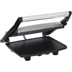 Electric Skillets & Indoor Grills Brentwood Appliances 1,000-Watt Metallic Panini Press
