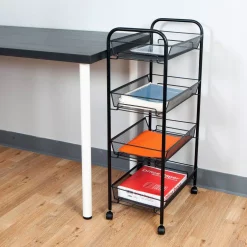 Coffee Makers Mind Reader Roll 4-Shelf Rolling Black Metal Mesh Coffee Cart 15 Coffee Makers Mind Reader Roll 4-Shelf Rolling Black Metal Mesh Coffee Cart -Costway Shop mind reader coffee accessories 4tocart blk 31 1000
