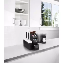 Coffee Makers Mind Reader All In One Black K-Cup Storage Organizer And Napkin Holder 8 Coffee Makers Mind Reader All In One Black K-Cup Storage Organizer And Napkin Holder -Costway Shop mind reader coffee accessories cad01 blk 31 1000