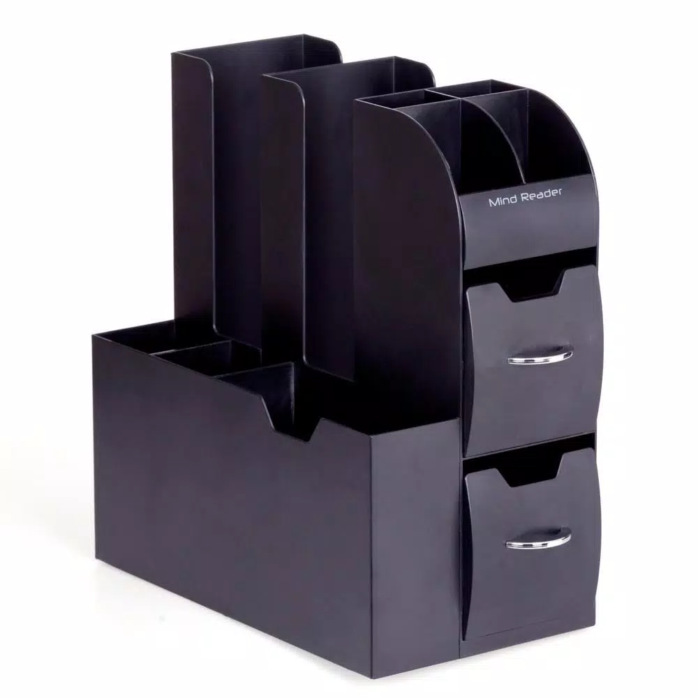 Mind Reader All in One Black K-Cup Storage Organizer and Napkin Holder Coffee Makers Mind Reader All In One Black K-Cup Storage Organizer And Napkin Holder -Costway Shop mind reader coffee accessories cad01 blk 64 1000