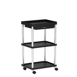 Coffee Makers Mind Reader 3-Tier 7-Compartment Rolling Black Coffee Cart 11 Coffee Makers Mind Reader 3-Tier 7-Compartment Rolling Black Coffee Cart -Costway Shop mind reader coffee accessories cartcoff blk 4f 1000