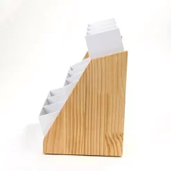 Coffee Makers Mind Reader 9-Compartment White Condiment Organizer With Wood Base 6 Coffee Makers Mind Reader 9-Compartment White Condiment Organizer With Wood Base -Costway Shop mind reader coffee accessories comp9wd wht 44 1000