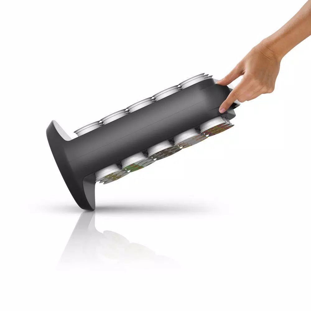 Mind Reader Apollo 30-Capacity K-Cup Storage Carousel Coffee Makers Mind Reader Apollo 30-Capacity K-Cup Storage Carousel -Costway Shop mind reader coffee accessories crs02 blk c3 1000