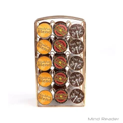Coffee Makers Mind Reader 30-Capacity Rose Gold Mesh K-Cup Storage Rack And Coffee Pod Carousel 12 Coffee Makers Mind Reader 30-Capacity Rose Gold Mesh K-Cup Storage Rack And Coffee Pod Carousel -Costway Shop mind reader coffee accessories crsmesh gld 1f 1000