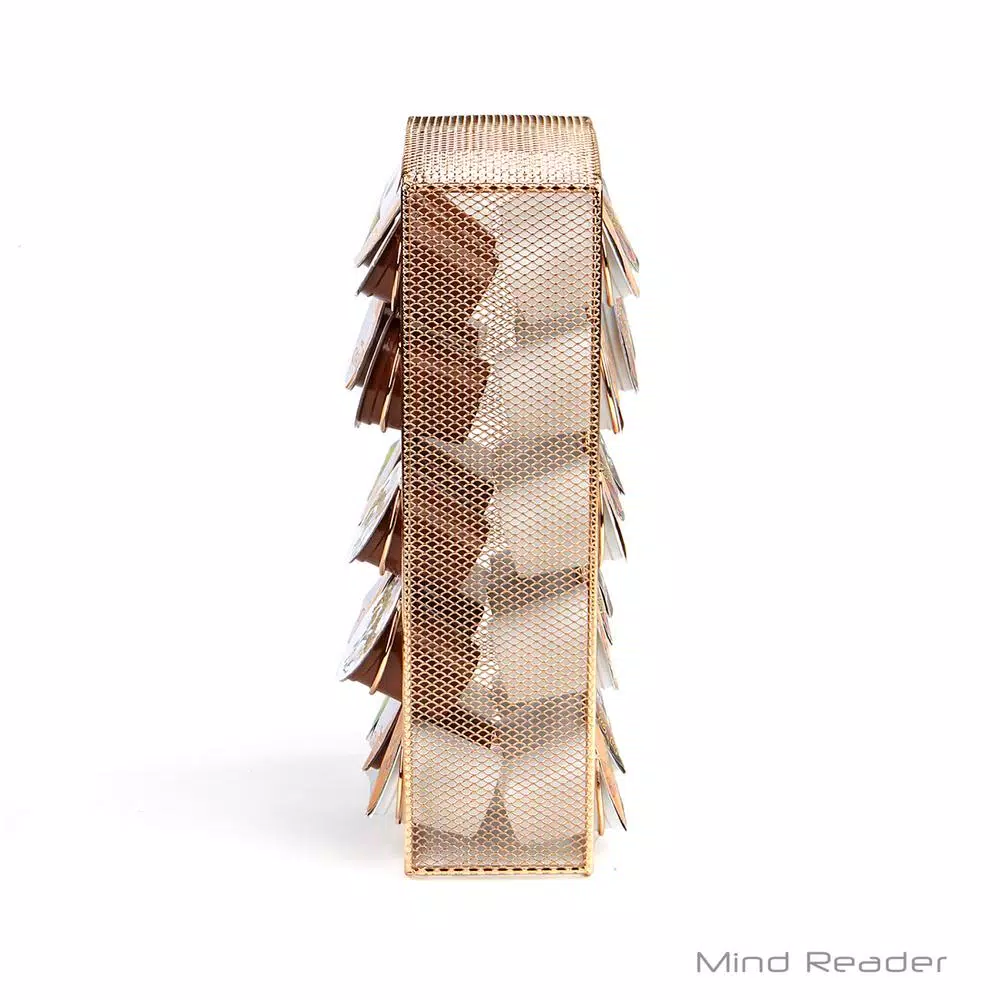 Coffee Makers Mind Reader 30-Capacity Rose Gold Mesh K-Cup Storage Rack And Coffee Pod Carousel 5 Coffee Makers Mind Reader 30-Capacity Rose Gold Mesh K-Cup Storage Rack And Coffee Pod Carousel - Image 3
