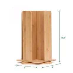 Coffee Makers Mind Reader Tawny Bamboo Rotating Cup Holder And Lid Holder 7 Coffee Makers Mind Reader Tawny Bamboo Rotating Cup Holder And Lid Holder -Costway Shop mind reader coffee accessories cupdispbm brn fa 1000