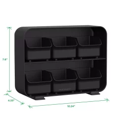 Coffee Makers Mind Reader Clutch 6-Drawer 90-Bag Black Tea Bag Holder 7 Coffee Makers Mind Reader Clutch 6-Drawer 90-Bag Black Tea Bag Holder -Costway Shop mind reader coffee accessories stborg blk fa 1000