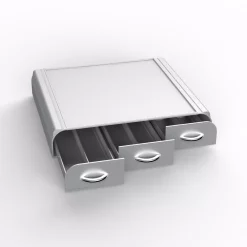 Coffee Makers Mind Reader 36 Capacity K-Cup, Dolce Gusto, CBTL, Verismo, Single Serve Coffee Pod Holder Drawer, Silver 5 Coffee Makers Mind Reader 36 Capacity K-Cup, Dolce Gusto, CBTL, Verismo, Single Serve Coffee Pod Holder Drawer, Silver -Costway Shop mind reader coffee accessories tray6 sil 1f 1000