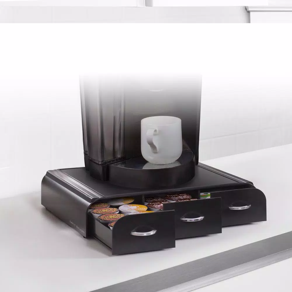 Mind Reader Anchor 36-Capacity Black K-Cup Storage Drawer Coffee Makers Mind Reader Anchor 36-Capacity Black K-Cup Storage Drawer -Costway Shop mind reader coffee accessories try01 blk 66 1000