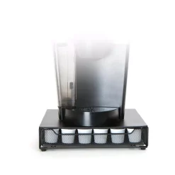 Coffee Makers Mind Reader Bam 36-Capacity Metal Mesh Coffee Pod Drawer In Black 4 Coffee Makers Mind Reader Bam 36-Capacity Metal Mesh Coffee Pod Drawer In Black -Costway Shop mind reader coffee accessories trymesh blk 4f 1000