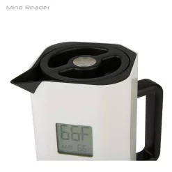Coffee Makers Mind Reader White 4-Cup Double Wall Thermal Coffee Carafe With Temperature Display 6 Coffee Makers Mind Reader White 4-Cup Double Wall Thermal Coffee Carafe With Temperature Display -Costway Shop mind reader coffee carafes tempitch wht 44 1000