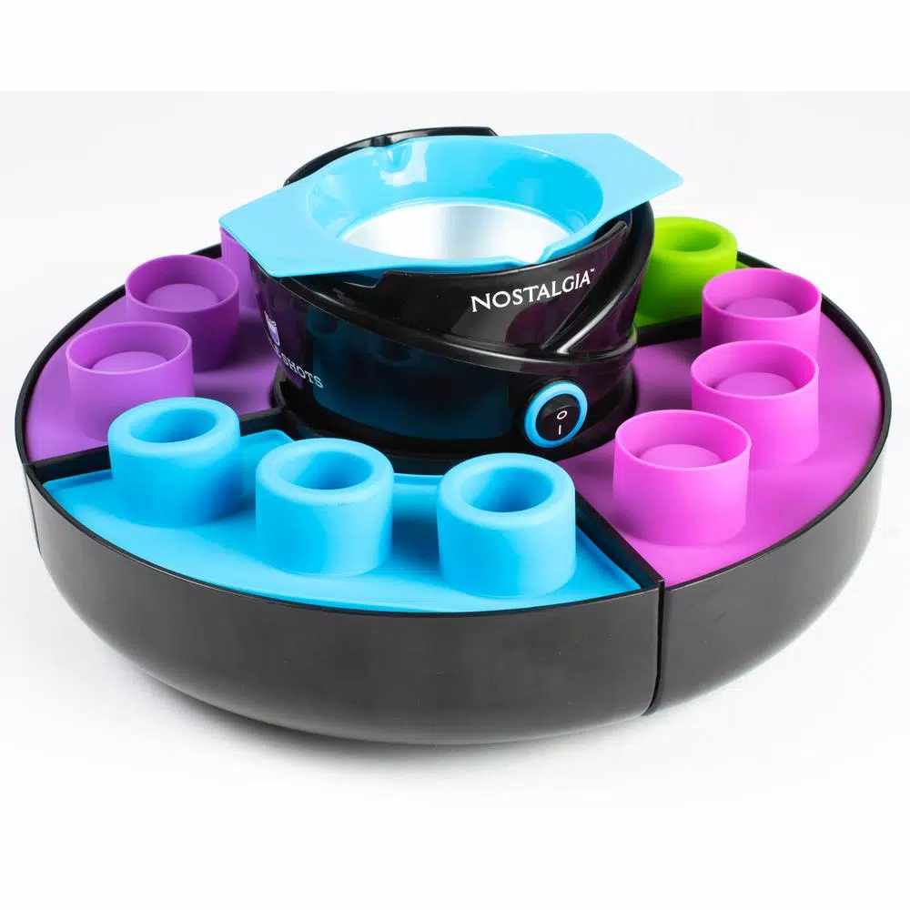 Nostalgia 40 W Multi-Colored Edible Shot and Cup Maker Dessert Makers Nostalgia 40 W Multi-Colored Edible Shot And Cup Maker -Costway Shop multicolored nostalgia specialty dessert makers sm12 64 1000