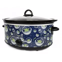 Cookers Uncanny Brands Star Wars The Mandalorian 7 Qt Navy Blue Slow Cooker -Costway Shop navy blue uncanny brands slow cookers sc srw man1 4f 1000