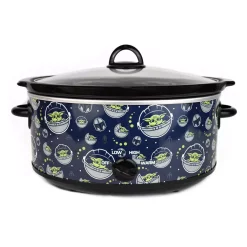 Cookers Uncanny Brands Star Wars The Mandalorian 7 Qt Navy Blue Slow Cooker