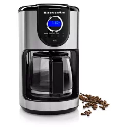 Coffee Makers KitchenAid 12-Cup Onyx Black Drip Coffee Maker With Glass Carafe 11 Coffee Makers KitchenAid 12-Cup Onyx Black Drip Coffee Maker With Glass Carafe -Costway Shop onyx black kitchenaid drip coffee makers kcm111ob 40 1000