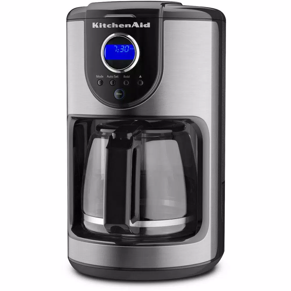 Coffee Makers KitchenAid 12-Cup Onyx Black Drip Coffee Maker With Glass Carafe 3 Coffee Makers KitchenAid 12-Cup Onyx Black Drip Coffee Maker With Glass Carafe