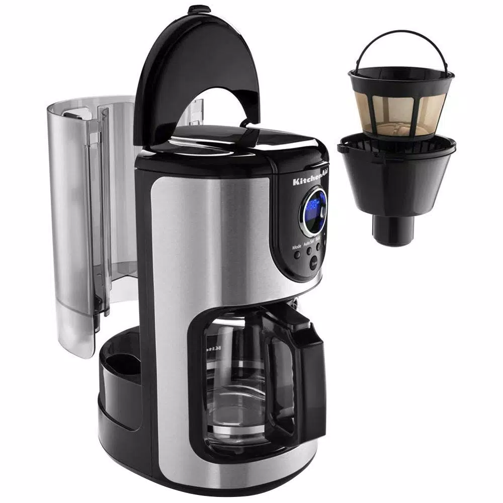 Coffee Makers KitchenAid 12-Cup Onyx Black Drip Coffee Maker With Glass Carafe 6 Coffee Makers KitchenAid 12-Cup Onyx Black Drip Coffee Maker With Glass Carafe - Image 4