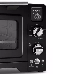 Toasters KitchenAid 2000 W 4-Slice Onyx Black Convection Toaster Oven With Non-Stick Pan, Broiling Rack And Cooling Rack -Costway Shop onyx black kitchenaid toaster ovens kco275ob 1f 1000