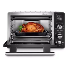 Toasters KitchenAid 2000 W 4-Slice Onyx Black Convection Toaster Oven With Non-Stick Pan, Broiling Rack And Cooling Rack -Costway Shop onyx black kitchenaid toaster ovens kco275ob 4f 1000
