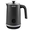 Coffee Makers DeLonghi 8.8 Oz. Matte Black Metal Electric Milk Frother With Non-Stick Interior 1 Coffee Makers DeLonghi 8.8 Oz. Matte Black Metal Electric Milk Frother With Non-Stick Interior -Costway Shop painted black metal body delonghi milk frothers emf1bk 64 1000