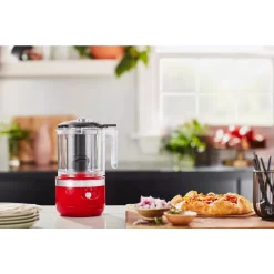 Food Processing KitchenAid Cordless 5-Cup Passion Red Food Chopper 6 Food Processing KitchenAid Cordless 5-Cup Passion Red Food Chopper -Costway Shop passion red kitchenaid food processors kfcb519pa 31 1000
