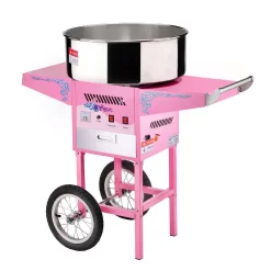 Dessert Makers Great Northern Vortex Commercial Pink Cotton Candy Machine And Cart