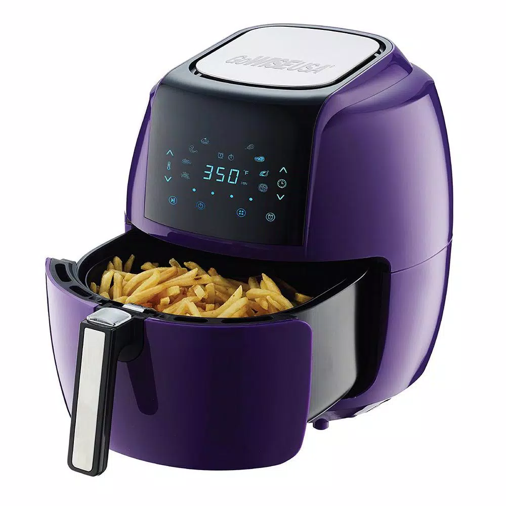 GoWISE USA 8-in-1 5.8 Qt. Plum Electric Air Fryer with Recipe Book Air Fryers GoWISE USA 8-in-1 5.8 Qt. Plum Electric Air Fryer With Recipe Book -Costway Shop plum gowise usa air fryers gw22746 4f 1000