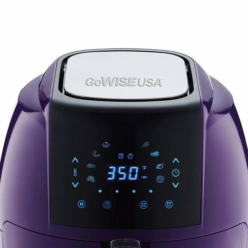 GoWISE USA 8-in-1 5.8 Qt. Plum Electric Air Fryer with Recipe Book Air Fryers GoWISE USA 8-in-1 5.8 Qt. Plum Electric Air Fryer With Recipe Book -Costway Shop plum gowise usa air fryers gw22746 c3 1000