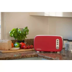 Toasters BergHOFF Seren 2-Slice Red Long Slot Toaster 6 Toasters BergHOFF Seren 2-Slice Red Long Slot Toaster -Costway Shop red berghoff pop up toasters 2212319 31 1000