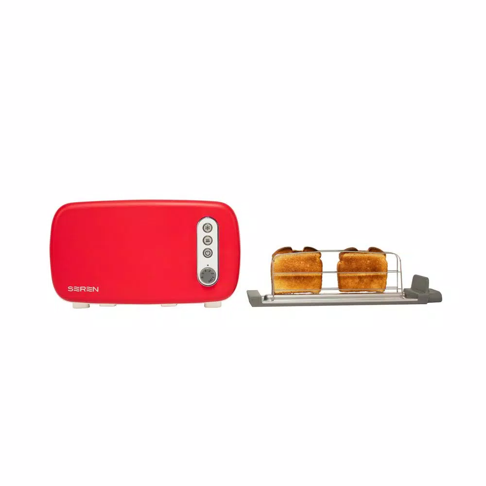BergHOFF Seren 2-Slice Red Long Slot Toaster Toasters BergHOFF Seren 2-Slice Red Long Slot Toaster -Costway Shop red berghoff pop up toasters 2212319 4f 1000