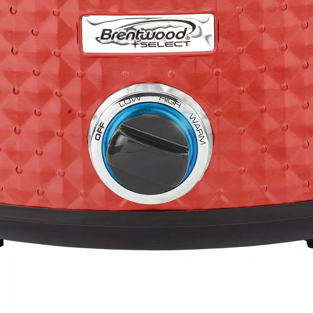 Cookers Brentwood Appliances Diamond 7 Qt. Red Slow Cooker With Tempered Glass Lid 8 Cookers Brentwood Appliances Diamond 7 Qt. Red Slow Cooker With Tempered Glass Lid - Image 6