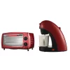 Toasters Brentwood Appliances 700-Watt Red Toaster Oven And Broiler With Red Single-Serve Coffee Maker And Mug -Costway Shop red brentwood appliances toaster ovens 843631123331 64 1000