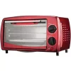Toasters Brentwood 4-Slice Red Toaster Oven -Costway Shop red brentwood toaster ovens ts 345r 64 1000