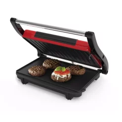 Electric Skillets & Indoor Grills Chef Buddy 760 W Red Non-Stick Panini Press 7 Electric Skillets & Indoor Grills Chef Buddy 760 W Red Non-Stick Panini Press -Costway Shop red chef buddy panini presses hw031023 fa 1000
