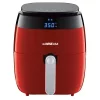 Air Fryers GoWISE USA 5 Qt. Red Air Fryer With Duo Touchscreen Display 2 Air Fryers GoWISE USA 5 Qt. Red Air Fryer With Duo Touchscreen Display -Costway Shop red gowise usa air fryers gw22826 s 64 1000